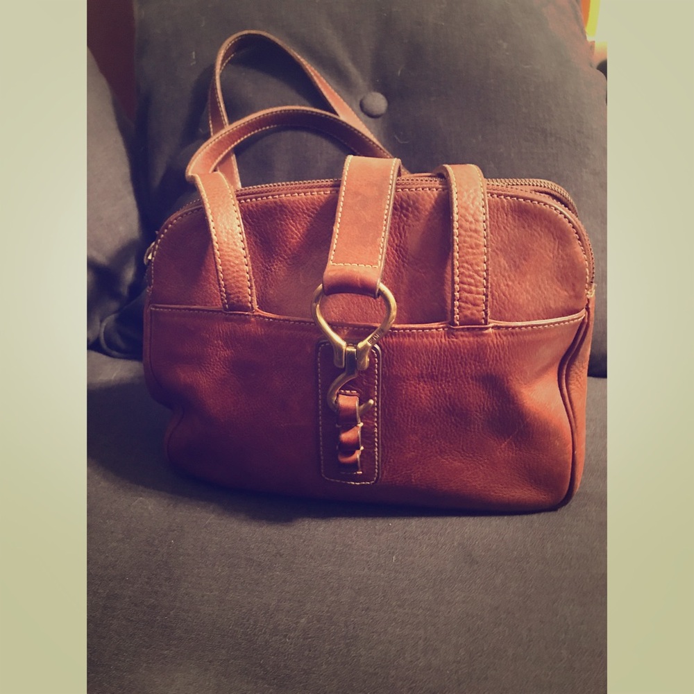 VINTAGE 🌼 Ralph Lauren authentic leather bag